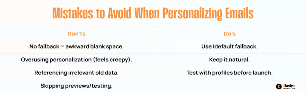 Mistakes to Avoid When Personalizing Emails